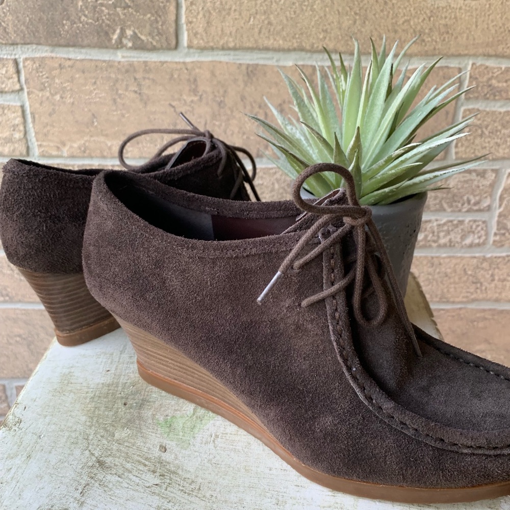 Ralph Lauren suede booties